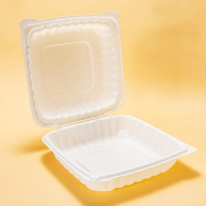 White Disposable Lunch Box MMB-81